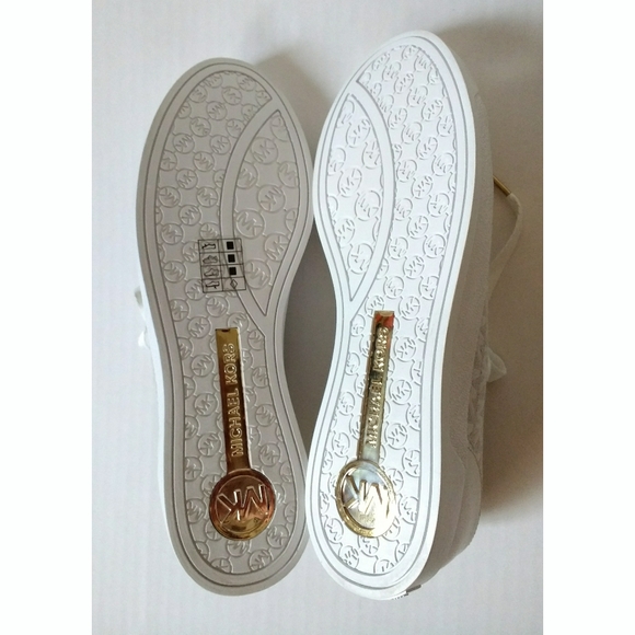 🆕 MICHAEL KORS MK Logo City Sneakers Shoes Laceup - Picture 8 of 8